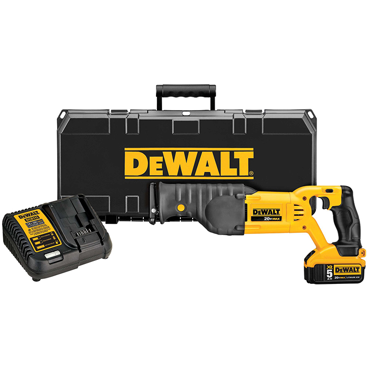 DeWalt 20V MAX Cordless Reciprocating Saw Kit - Cordless